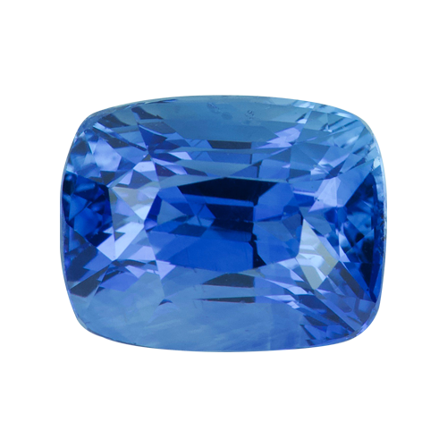 2.03 ct Cushion Cornflower Blue Sapphire Certified Heated