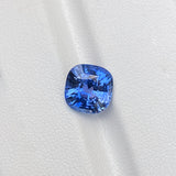 4.27 ct Cornflower Blue Sapphire Cushion Ceylon Unheated GIA Certified