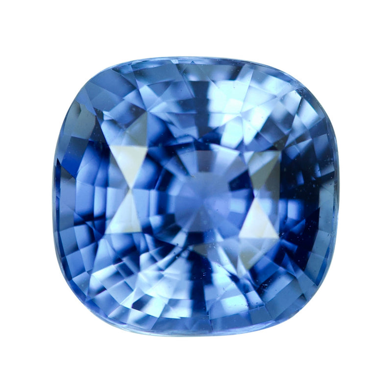 4.27 ct Cornflower Blue Sapphire Cushion Ceylon Unheated GIA Certified