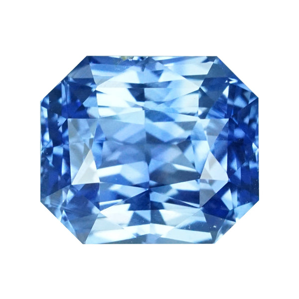 2.29 ct Cornflower Natural Blue Sapphire Radiant Cut Certified