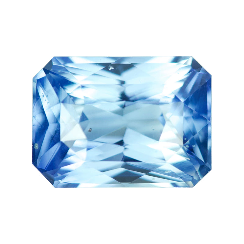 2.20 ct Cornflower Blue Sapphire Radiant Cut Natural Ceylon Unheated