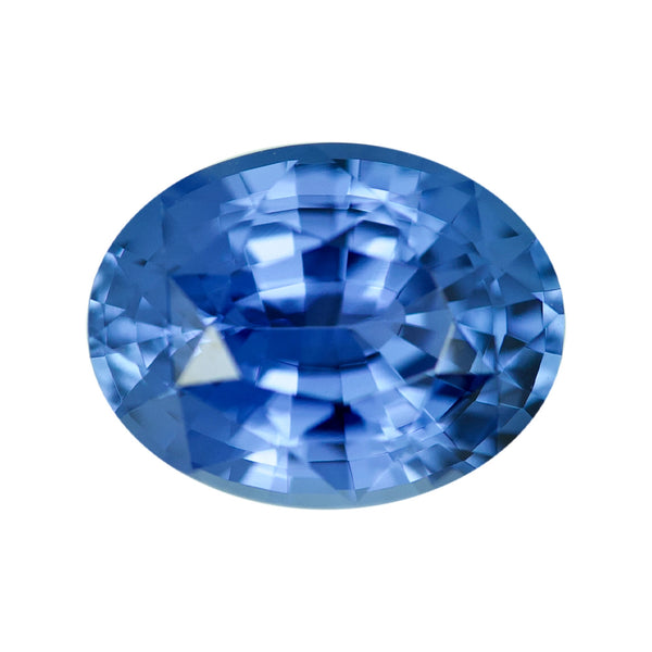 2.34 ct Cornflower Blue Sapphire Oval Natural Unheated