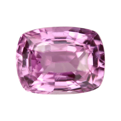 1.23 ct 6.43 x 4.91 x 3.93mm Mid Pink Cushion Cut Natural Unheated Sapphire
