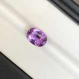 3.50 ct Vivid Purple Sapphire Oval Natural Unheated