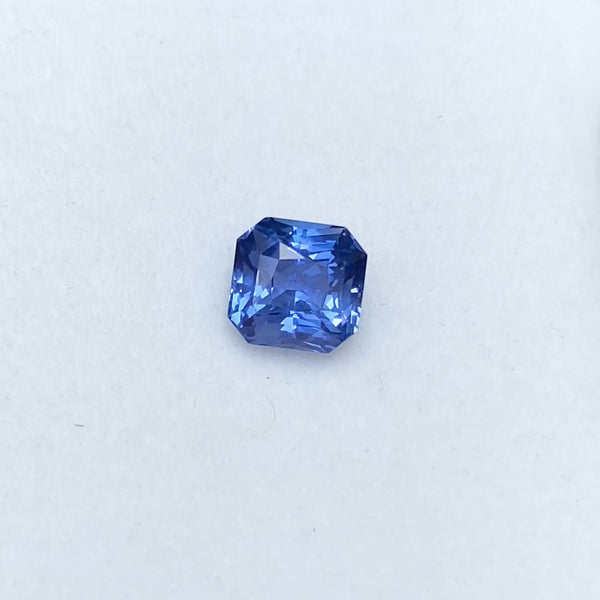 2.13 ct Cornflower Blue Sapphire Radiant Cut Natural Unheated