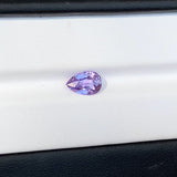 1.66 ct Violet Sapphire Pear Natural Ceylon Unheated