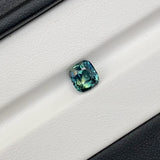 2.05 ct Teal Sapphire Cushion Cut Natural Unheated