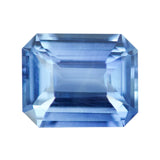 1.08 ct Blue Sapphire Emerald Cut Natural Unheated