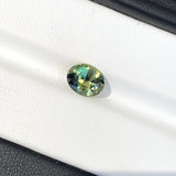 1.78 ct Teal Parti Sapphire Oval Natural Unheated