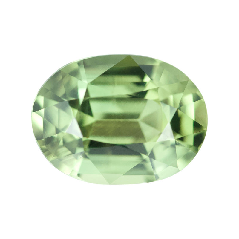 2.19 ct Green Sapphire Oval Natural Unheated