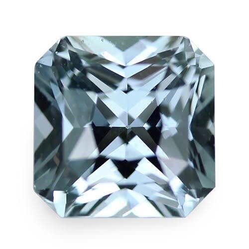 3.24 ct Grey Square Radiant Cut Natural Unheated Sapphire