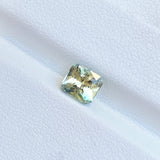 1.50 ct Green Sapphire Radiant Cut Natural Unheated