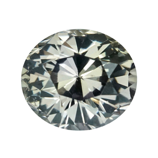 2.50 ct Olive Green Sapphire Oval Cut Unheated Madagascar