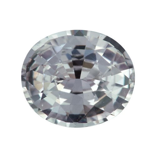 1.65 ct Grey Sapphire Oval Natural Unheated