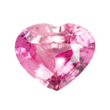 1.52 ct Pink Sapphire Heart Cut Natural Unheated