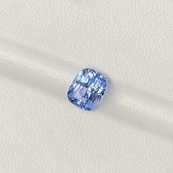 2.54 ct Light Blue Sapphire Cushion Ceylon Natural Unheated