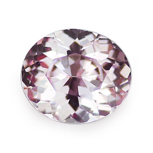 1.46 ct Light Orangish Pink Oval Cut Natural Unheated Sapphire