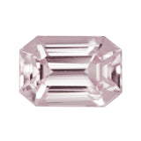 1.69 ct Pastel Pink Sapphire Emerald Cut Natural Unheated