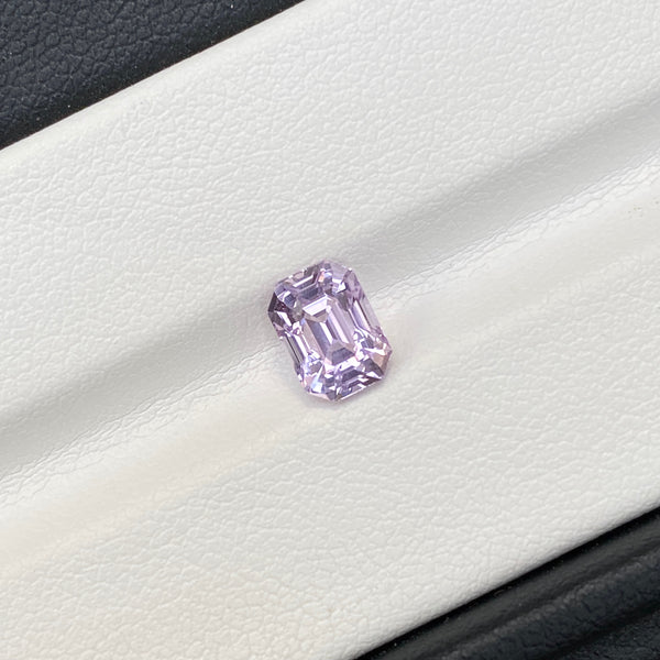 1.78 ct  Lilac Pink Sapphire Emerald Cut Natural Unheated