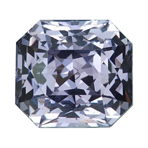 2.26 ct Square Grey	Sapphire Certified Unheated