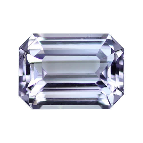 2.10 ct Lilac Emerald Cut Natural Unheated Sapphire