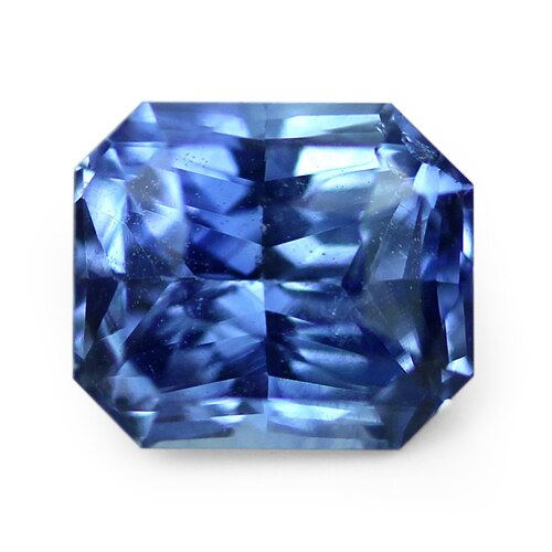 1.05 ct Blue Radiant Cut Natural Unheated Sapphire