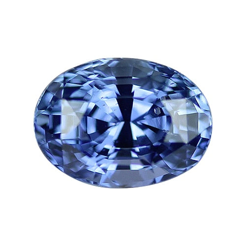 3.05 ct Bright Medium Blue Oval Cut Natural Unheated Sapphire