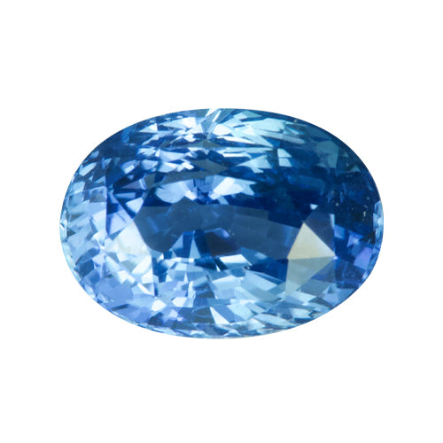 3.73 ct Oval Blue Cornflower Sapphire Natural Unheated