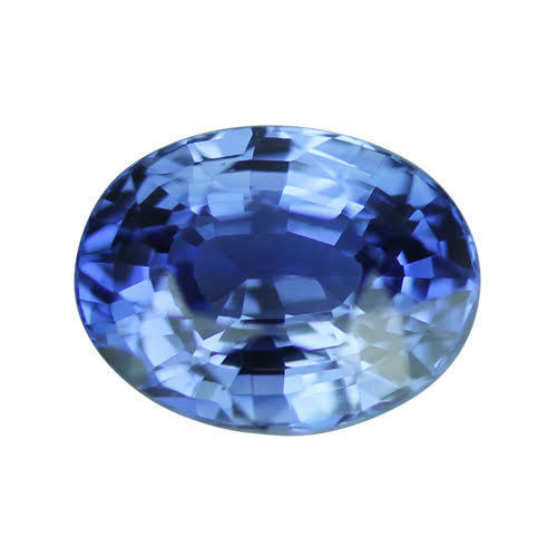 1.54 ct Medium Blue Oval Cut Natural Unheated Sapphire