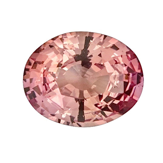 1.22 ct Oval Padparadscha	Sapphire Certified Unheated