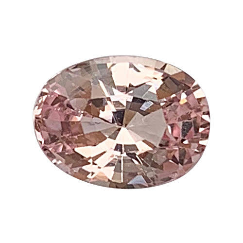 1.61 ct Natural Peach Sapphire Certified Unheated