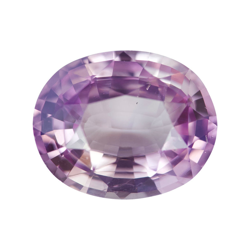 2.08 ct Violet Pink Sapphire Oval Natural Heated