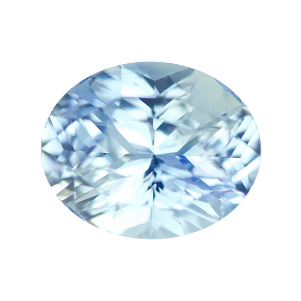 2.07 ct Fancy Light Blue Sapphire Oval Cut Natural Unheated