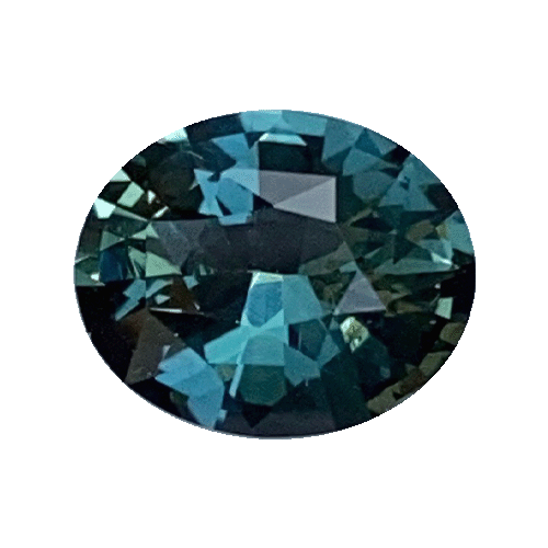 1.53 ct Oval Teal Sapphire Natural Unheated