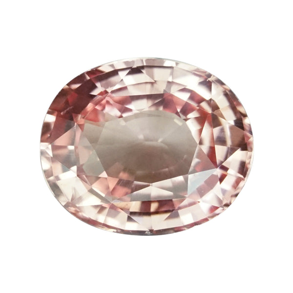 padparadscha sapphire oval sunset 2 carat unheated