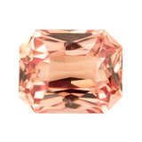0.51 ct Padparadscha Sapphire Radiant Cut Natural Unheated