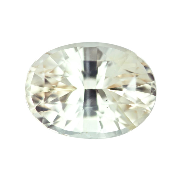 3.10 ct Champagne Yellow Sapphire Oval Cut Natural Unheated Ceylon