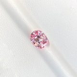 1.63 ct Peach Pink Sapphire Oval Natural Heated Ceylon