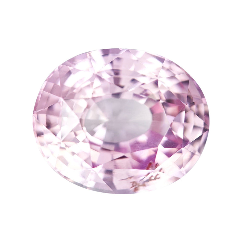 2.35 ct Peach Pink Sapphire Oval Natural Unheated
