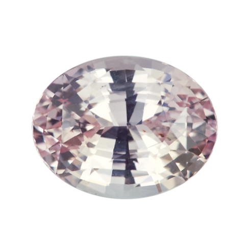 1.71 ct Peach Oval Sapphire Natural Unheated Certified