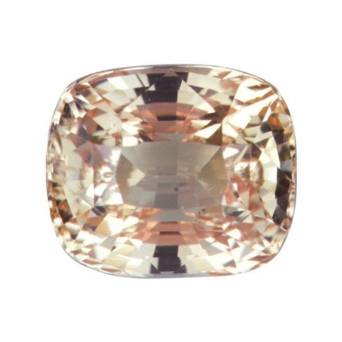 2.52 ct  Cushion Pinkish Orange Sapphire Certified Unheated