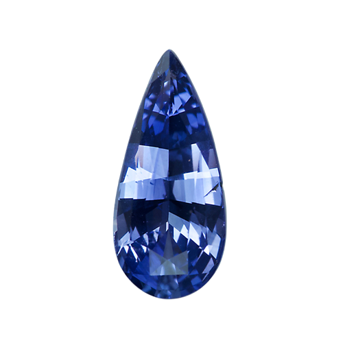 1.59 ct Vivid Blue Pear Sapphire Sri Lankan Unheated
