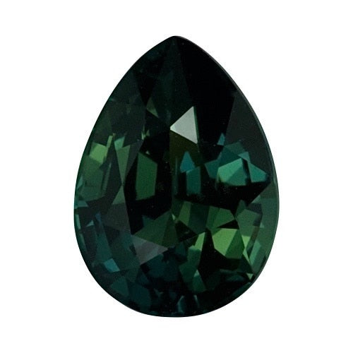 2.61 ct Pear Blue Green	Sapphire Certified Unheated