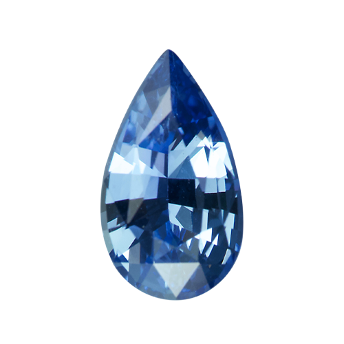 1.83 ct Blue Pear Sapphire Ceylon Unheated
