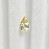 2.55 ct Champagne Yellow Sapphire Pear Natural Unheated