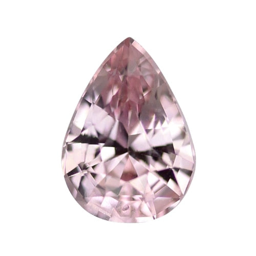 1.19 ct Pastel Light Pink Pear Cut Natural Unheated Sapphire