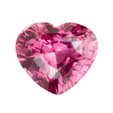 2.58 ct Vivid Pink Sapphire Heart Natural Heated Ceylon