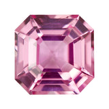 1.60 ct Pink Sapphire Asscher Natural Ceylon Unheated