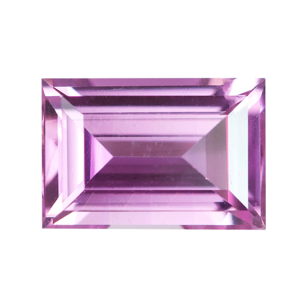 1.11 ct Pink Sapphire Baguette Natural Unheated