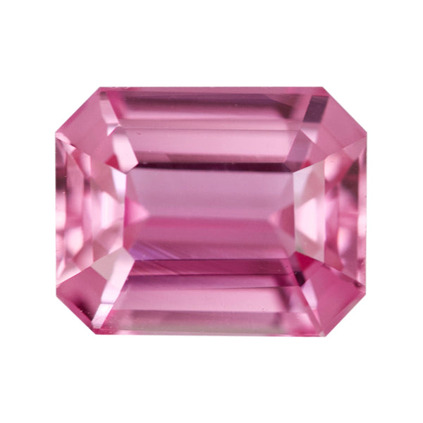1.11 ct Vivid Pink Natural Sapphire Emerald Cut Unheated